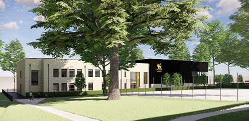 Alyestone School proposed new building, architect's impression